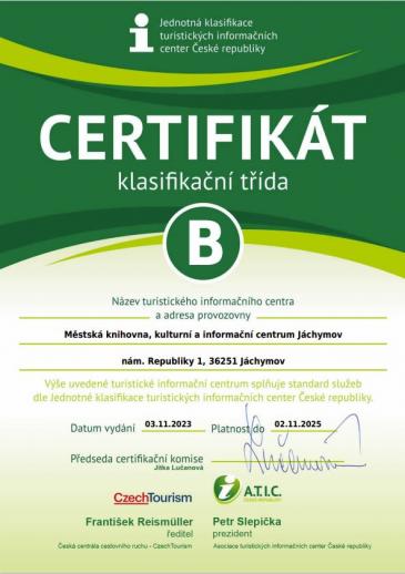 Certifikát 2023-2025